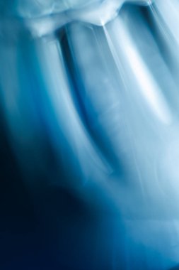 Yumuşak Akış Desenli Soyut Akışkan Mavi Arkaplan