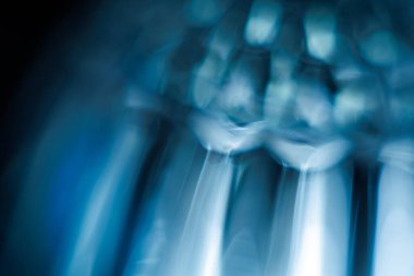 Elmas desenli mavi dokunun soyut Macro 'su