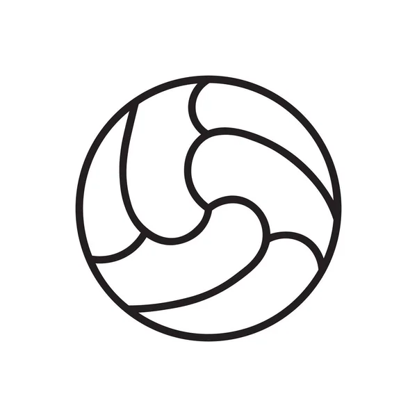 Fußball Ikone Fußball Fußball Volleyball — Stockvektor