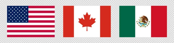 Иконка Флага Северной Америки — стоковый вектор