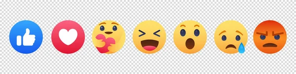 Vinnitsa, Ukrayna - 20 Aralık 2022: Facebook emoji gülümseme ikonu . 