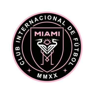 Vinnitsa, Ukrayna - 10 Ocak 2023: Amerikan futbolu Miami takımı logosu