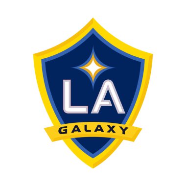 Vinnitsa, Ukrayna - 10 Ocak 2023: Amerikan futbolu LA Galaxy takım logosu