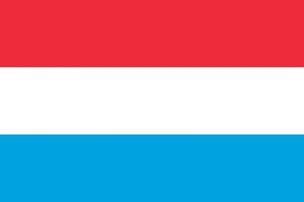 Fundo Nacional Oficial Bandeira Luxemburgo — Vetor de Stock