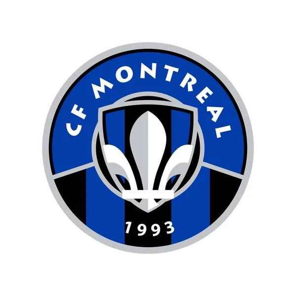 Vinnitsa Ουκρανία Ιανουαρίου 2023 Αμερικάνικο Ποδόσφαιρο Montreal Team Logo Icon — Διανυσματικό Αρχείο