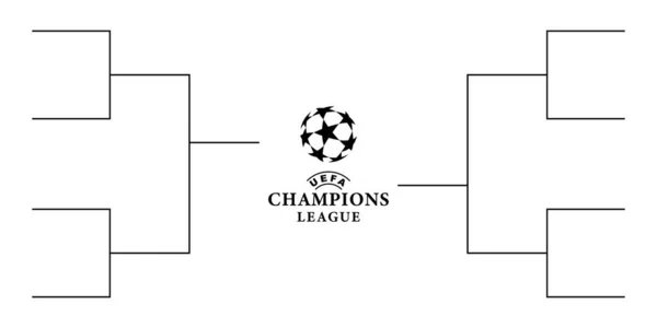 Vinnitsa Ukraine Fabruary 2023 League Champions Tournament Table Diagrams Play — 图库矢量图片