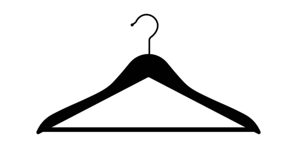 Hanger Silhouette Icon Symbol Simple Design — Stock Vector