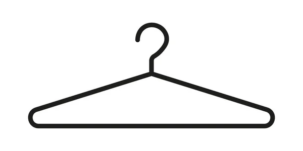 Hanger Σιλουέτα Σύμβολο Εικονίδιο Απλό Σχεδιασμό — Διανυσματικό Αρχείο