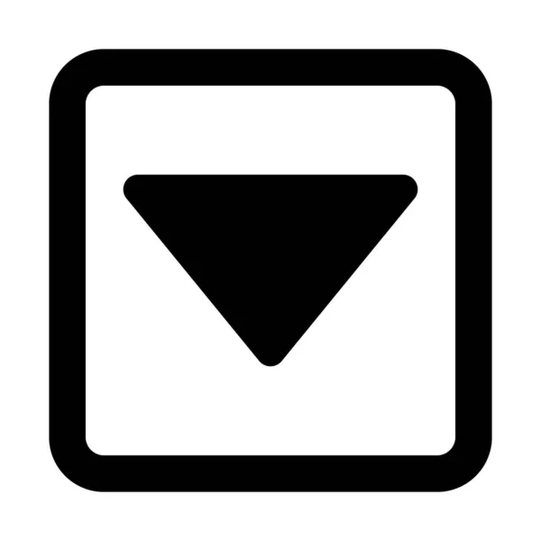 Arrow Icon Button Frame — Stock Vector