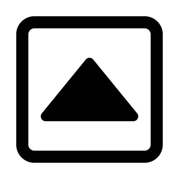 Arrow Button Icon Frame — Stock Vector