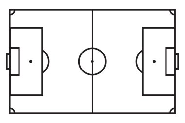 Futbol sahası çizgisi arkaplan simgesi