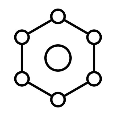 Antioksidan simgesi basit tasarım