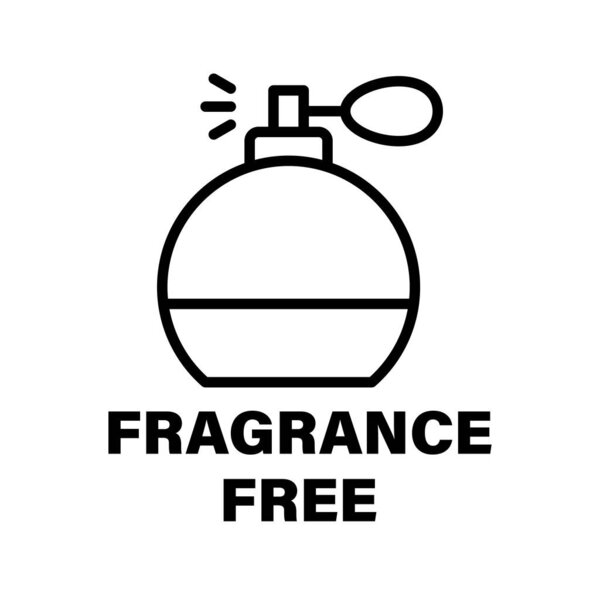 Fragrance free icon symbol line style