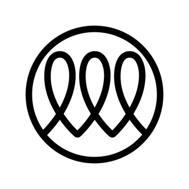 Soba indüksiyon simgesi basit tasarım