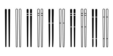 Çubuk simgesi basit tasarım seti