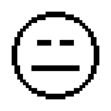 Piksel sanat gülümseme simgesi