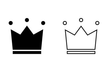 Taç simgesi basit dizayn edildi