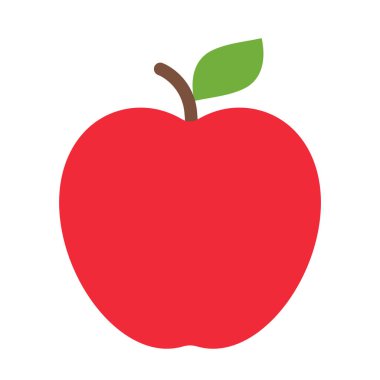 Apple meyve simgesi basit tasarım