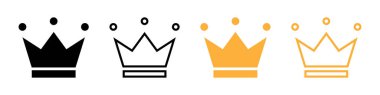 Taç simgesi basit dizayn edildi