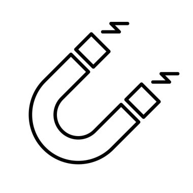 Mıknatıs simgesi basit tasarımı ayarla