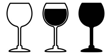 Şarap kadehleri simgesi