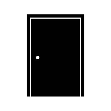 Kapı simgesi basit tasarım ayarlandı