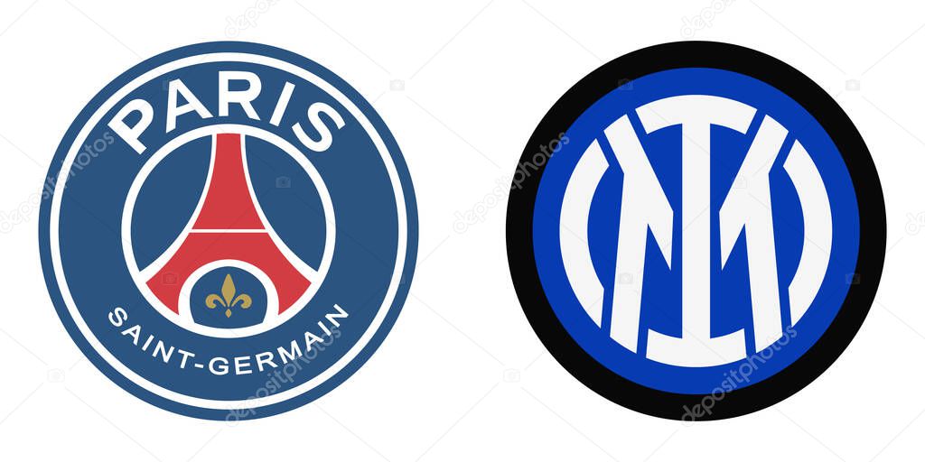 Soccer teams. Tournament. league of champions. PSG vs Inter