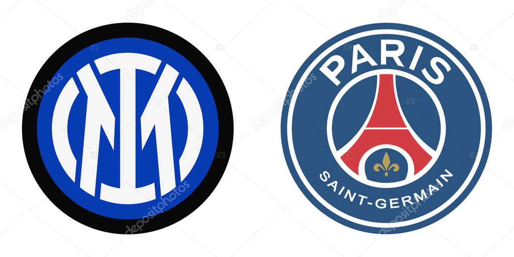 Soccer teams. Tournament. league of champions. PSG vs Inter