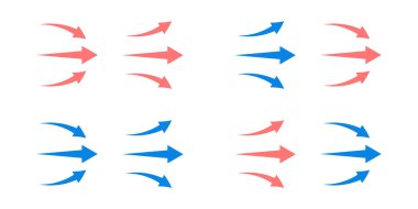 Hava akımı dalga ok simgesi ayarlandı