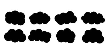 Bulut simgesi basit tasarımı ayarla