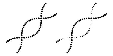 DNA simgesi basit tasarım