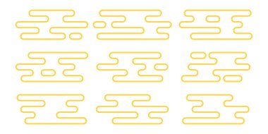Japon bulut simgesi hazır. Asya kültürü kavramı
