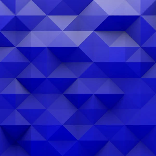 Ultramarine Polygonal Abstract Background Interior Print — Stock Photo, Image