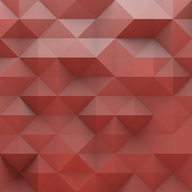 Yerli çokgen soyut 3D arkaplan, iç baskı