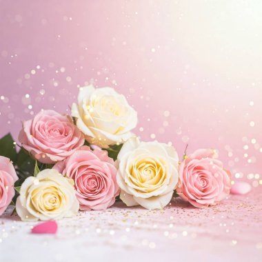 Gül buketi, sevgililer günü arkaplanı