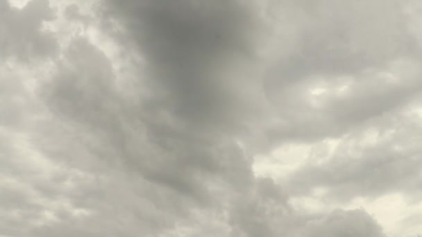 Altocumulus Szürke Felhőkkel Borított Égbolt Timelapse — Stock videók