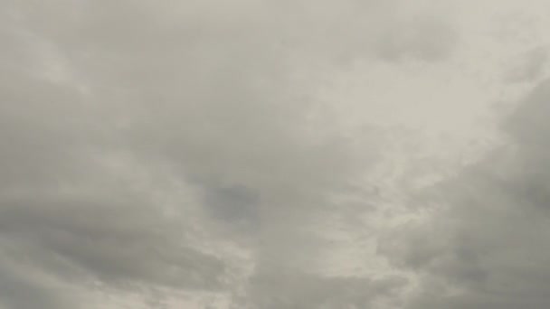 Spostamento Destra Sinistra Altocumulo Nuvole Grigie Timelapse Prima Della Tempesta — Video Stock