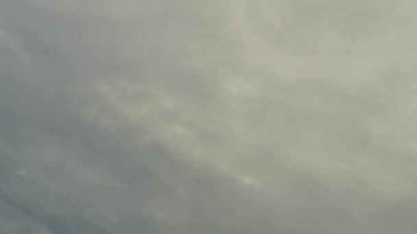 Nubi Quasi Piatte Altostrato Timelapse Giorno Coperto — Video Stock