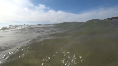 Mesmerizing Water Patterns: Slow Motion Reveals Intricate Beauty of the Seashore