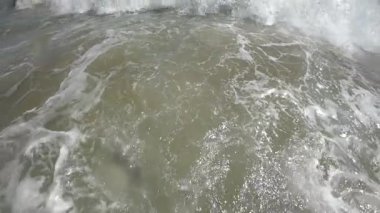 Discover the intricate patterns and textures of the water, revealed in slo-mo
