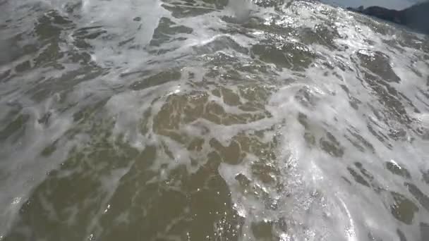 Slo Footage Reveals Hidden Texture Ocean Simply Breathtaking — Stock video
