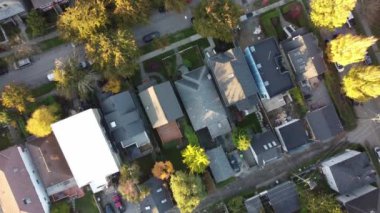 Vancouver 'ın canlı mahallelerinin büyüleyici insansız hava aracı görüntüsü