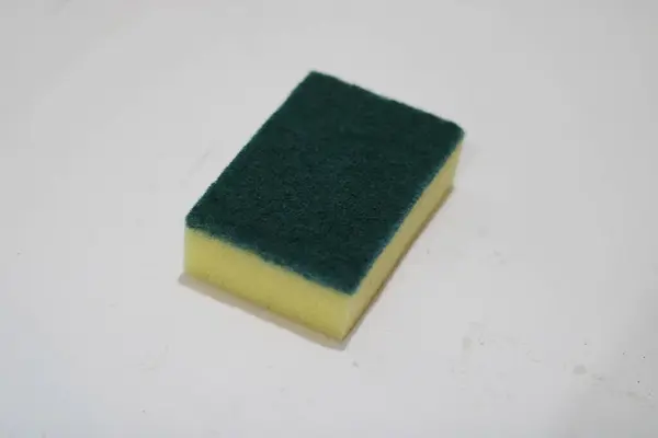 Foto Jabón Amarillo Verde Para Limpieza Platos — Foto de Stock