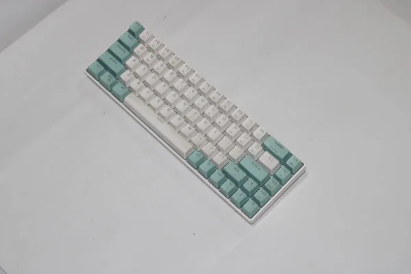 Keyboard Photo White Background — Stock Photo, Image