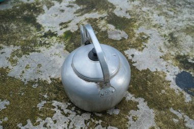 Silver Hot Water Kettle fotoğrafı