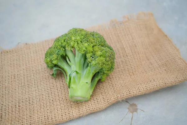Foto Von Frischem Brokkoli Gemüse Mit Isoliertem Hintergrund — Stockfoto