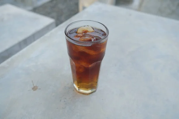 Photo Fresh Iced Tea Glass — Stock Photo, Image