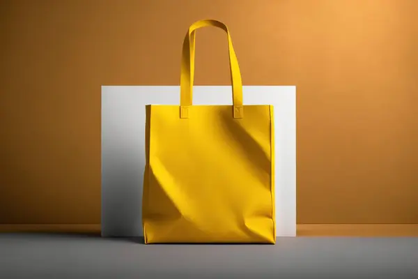 tote bag blank mockup isolated background