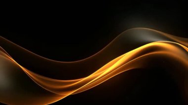 Black luxury corporate background with golden lines