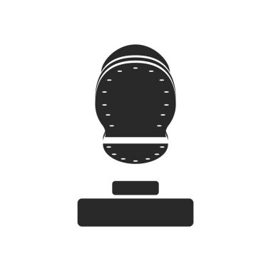 Kara mayınlarının tehlikelerini ve mayınları temizleme çabalarının önemini, tehlike mayınlarının simgesini vurgulayan bir kara mayını ve güvenlik temaları olan siyah-beyaz vektör ilülasyonuna adım atmak.